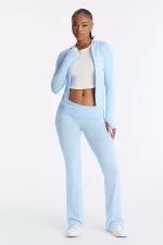 VIP1 Letter Printed Long Sleeve Coat Pants Suit GKYS-2641