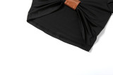 Solid Color Long Sleeve Two Piece Skirts Set XEF-K6S19652A
