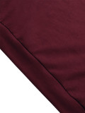 Solid Color Slash Shoulder Top Pants Suit HNIF-YF413