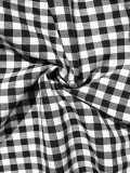 Irregular Plaid Printed Wide Leg Pants HNIF-YY058