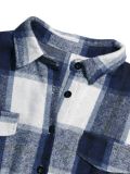 Long Sleeve Plaid Casual Dress HNIF-DHN247