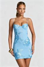 Sexy Sling Backless Bandage Dress GADE-110321