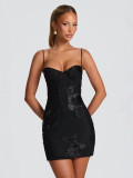 Sexy Sling Backless Bandage Dress GADE-110321