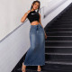 Fashion Slim Denim Long Skirts GDAM-218668
