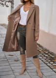 Long Sleeve Lapel Long Coat GSXL-HD9946