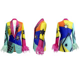 Solid Color Hot Drill Blazer Coat Pants Suit GNQF-S198