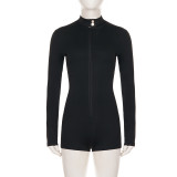 Long Sleeve Zipper Slim Romper GPKJ-MR52947