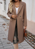 Long Sleeve Lapel Long Coat GSXL-HD9946