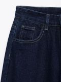 Fashion Long Sleeve Tie Up Denim Pants Suit GMWF-88888