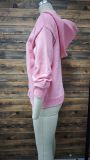 Plus Size Solid Color Knits Hooded Sweater Coats GSXL-BH3060