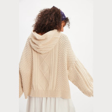 Solid Color Hooded Sweater GMJF-7706