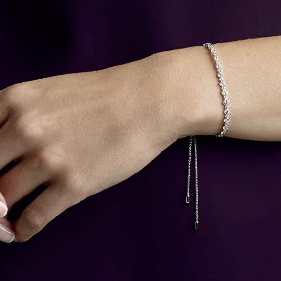 Swarovski Subtle Trilogy Bracciale Morbido, Taglia M