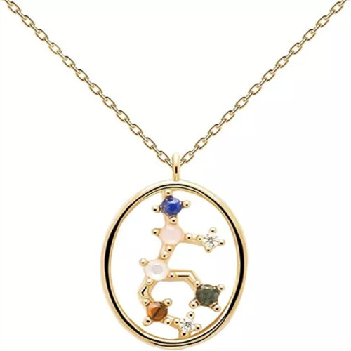 PDPAOLA - Collana Vergine - Argento Sterling 925 Placcato in Oro 18 carati - Gioielli per Donna