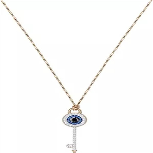 Swarovski Pendente Swarovski Symbolic Evil Eye, multicolore, Placcato oro rosa