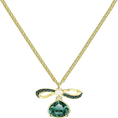 Swarovski Donna placcato_oro Collana con ciondolo