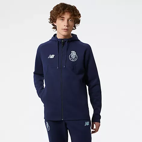 Felpa con cappuccio FC Porto Travel Zip Thru