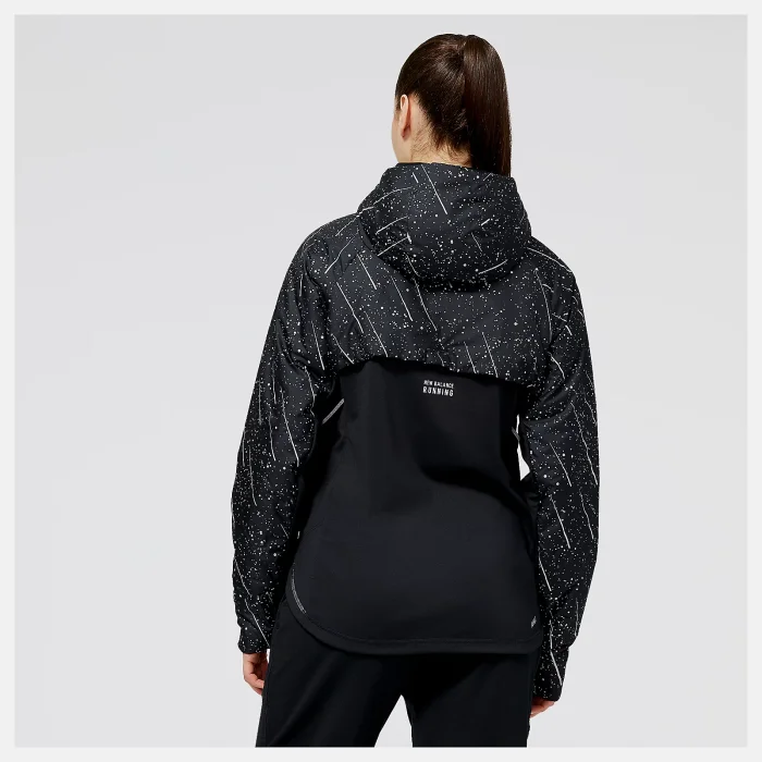 NB Reflective Print Impact Run Heat Jacket