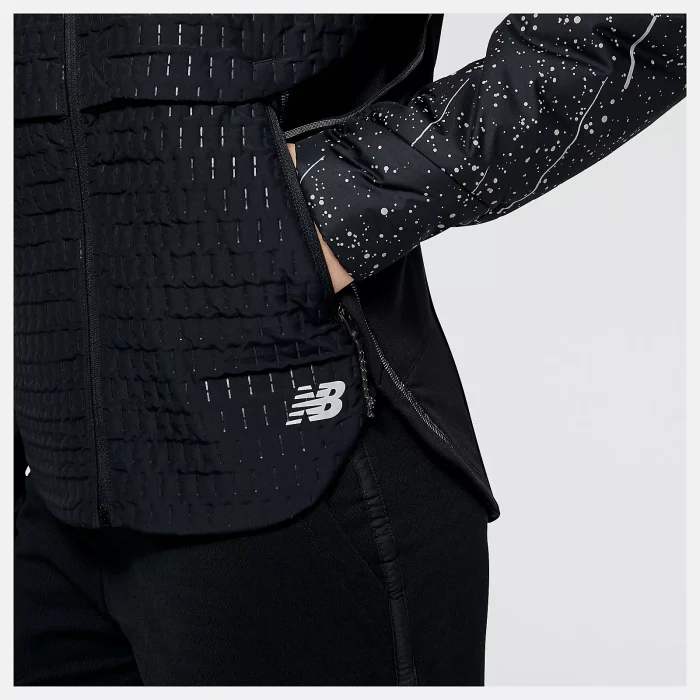 NB Reflective Print Impact Run Heat Jacket