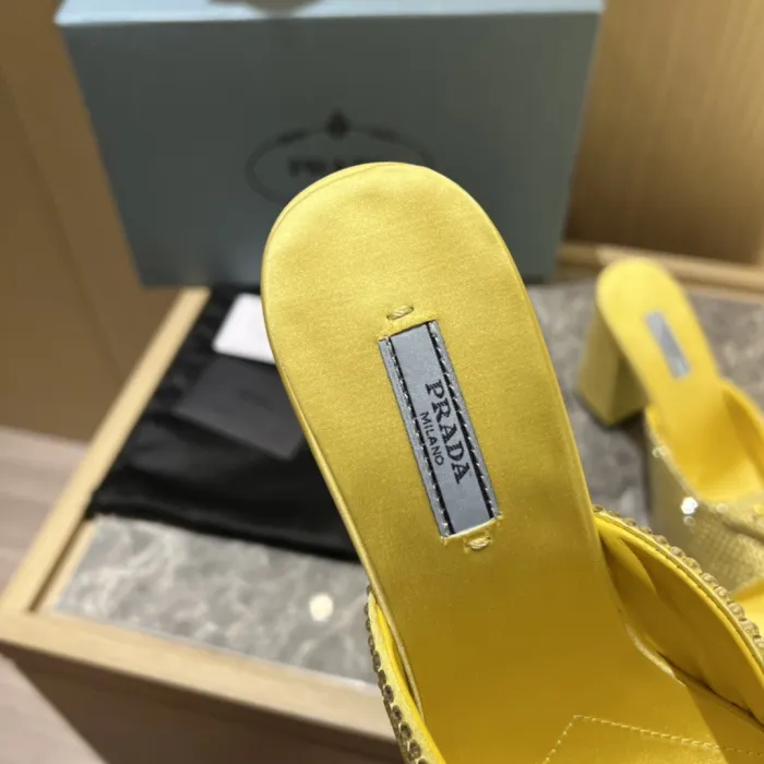 Prada Satin Pumps with Crystals Size 35-41 9-Color