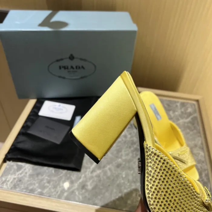 Prada Satin Pumps with Crystals Size 35-41 9-Color