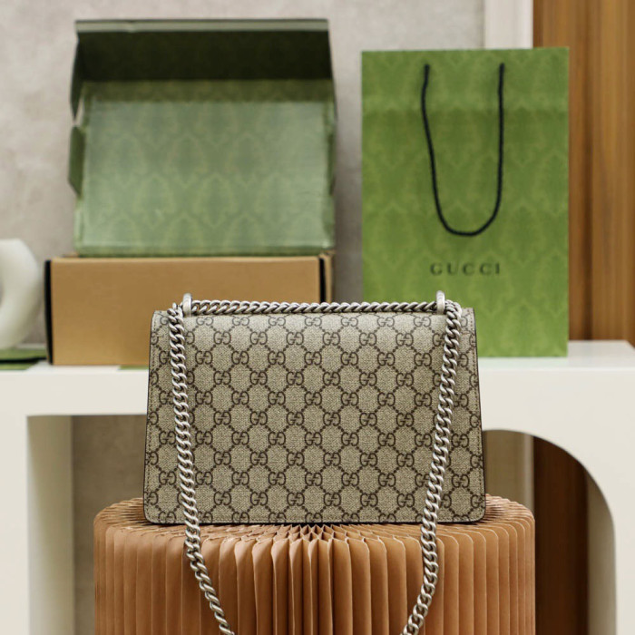 Gucci GG Supreme Dionysus Women Shoulder bags Size 28*18*9cm