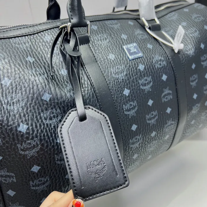 MCM Ottomar Weekender Bag in Visetos Size 50cm