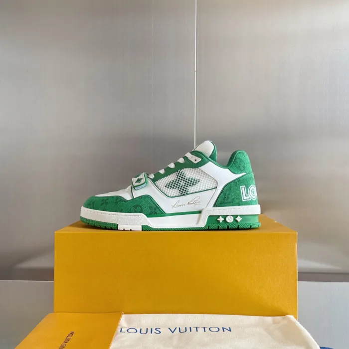 Louis Vuitton LV Trainer Velcro Strap Sneaker Size 39-45  5-Color