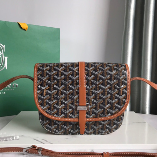 Goyard Belvedere Shoulder Bags for Men Size 22*16*7cm