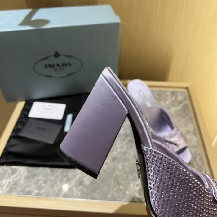 Prada Satin Pumps with Crystals Size 35-41 9-Color