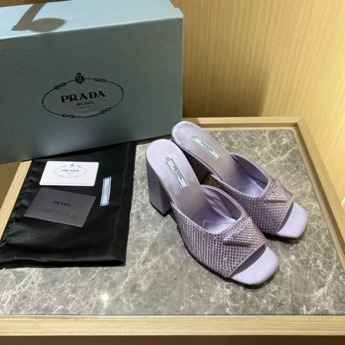 Prada Satin Pumps with Crystals Size 35-41 9-Color