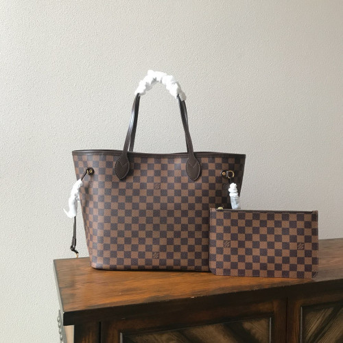 Louis Vuitton N41357 Neverfull Women Bags Red Size 32*29*17cm
