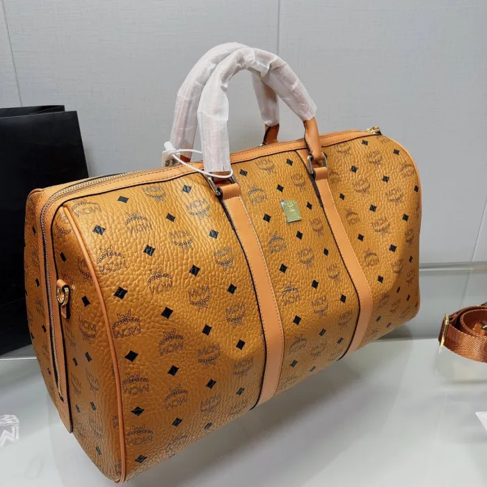 MCM Ottomar Weekender Bag in Visetos Size 50cm