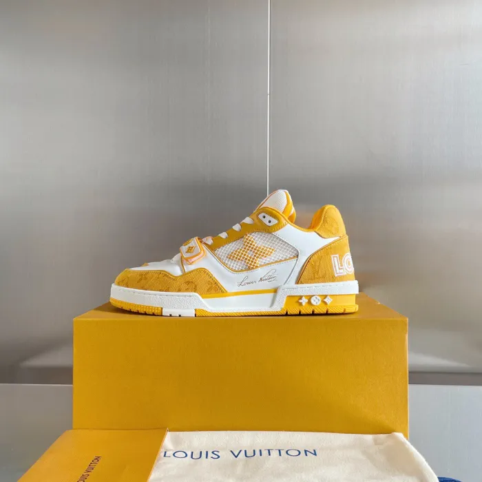 Louis Vuitton LV Trainer Velcro Strap Sneaker Size 39-45  5-Color
