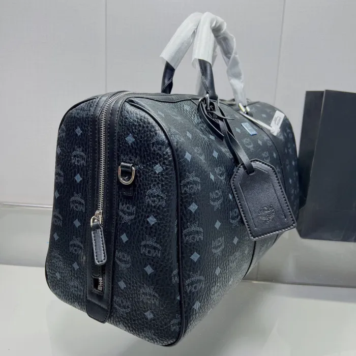 MCM Ottomar Weekender Bag in Visetos Size 50cm