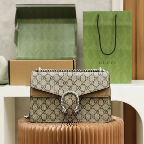 Gucci GG Supreme Dionysus Women Shoulder bags Size 28*18*9cm