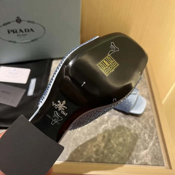 Prada Satin Pumps with Crystals Size 35-41 9-Color