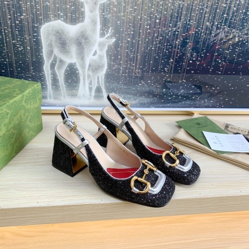 Gucci Slingback With Horsebit Pumps Size 35-41 5-Color