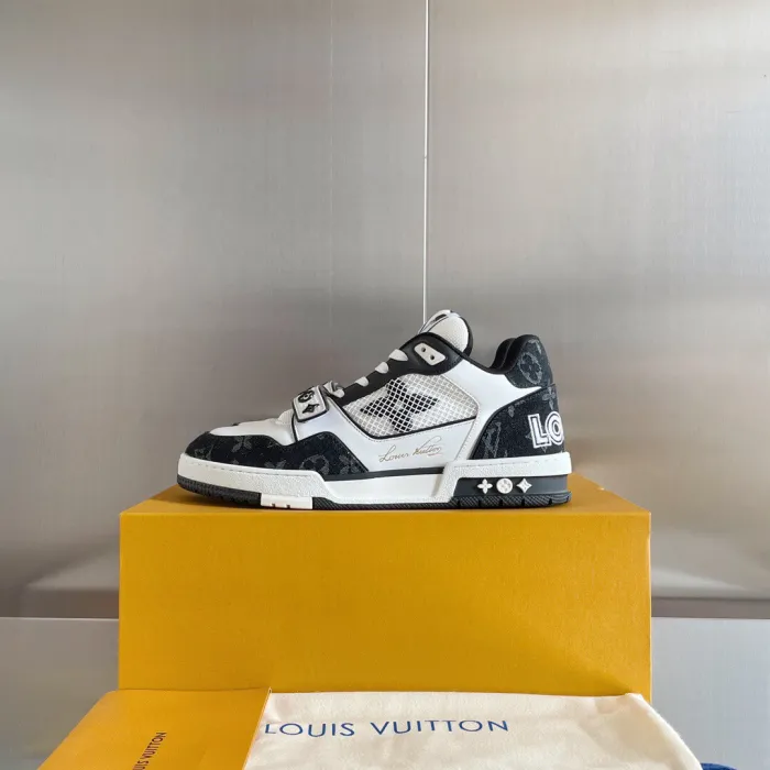 Louis Vuitton LV Trainer Velcro Strap Sneaker Size 39-45  5-Color