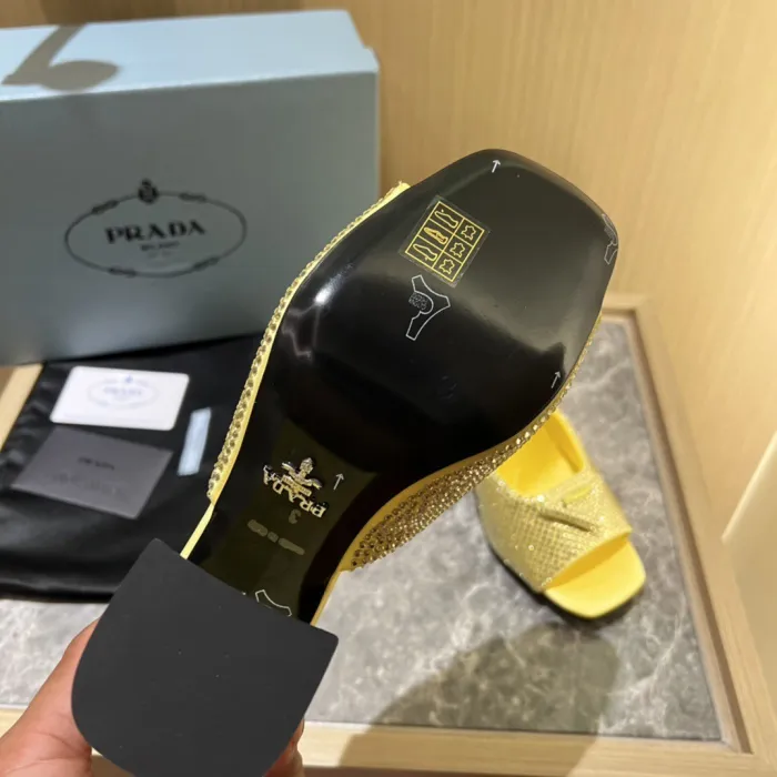 Prada Satin Pumps with Crystals Size 35-41 9-Color