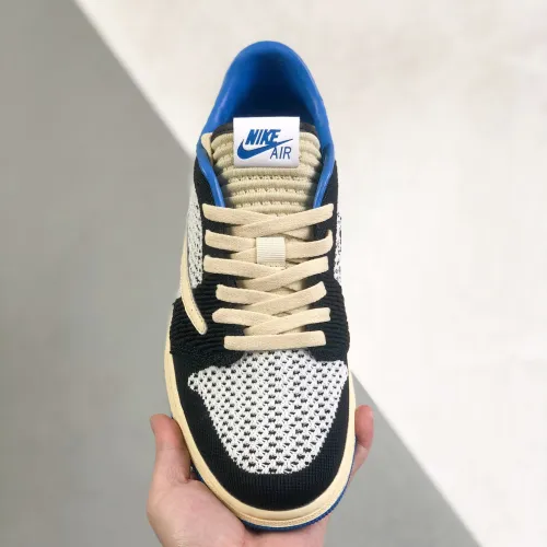 Nike Air Jordan 1 x Travis Scott Low Top Sneaker Shoes Gr. 36-46