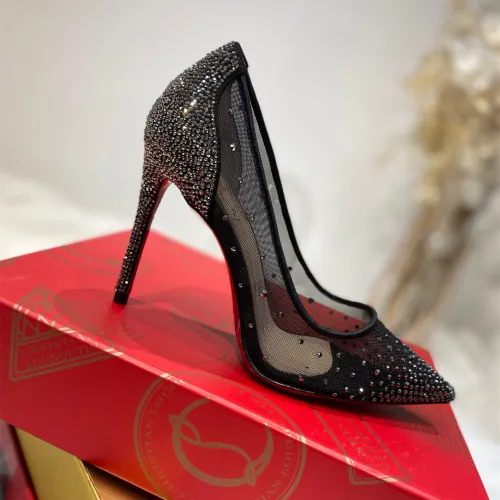Christian Louboutin Follies Strasss Pumps Size 35-41 3-Color
