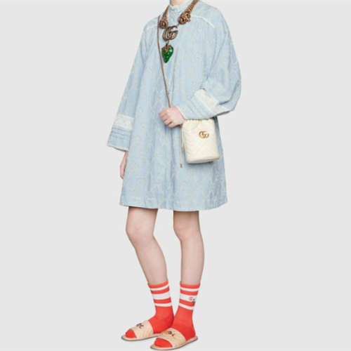 Gucci GG Marmont Bucket Bags For Women Size 17*13cm