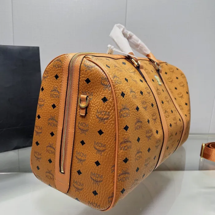 MCM Ottomar Weekender Bag in Visetos Size 50cm