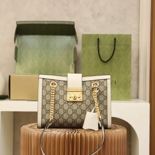 Gucci GG Supreme Padlock Women Shoulder Bags Size 26*18*10cm