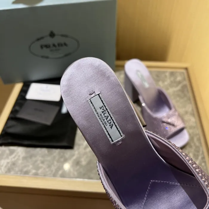 Prada Satin Pumps with Crystals Size 35-41 9-Color