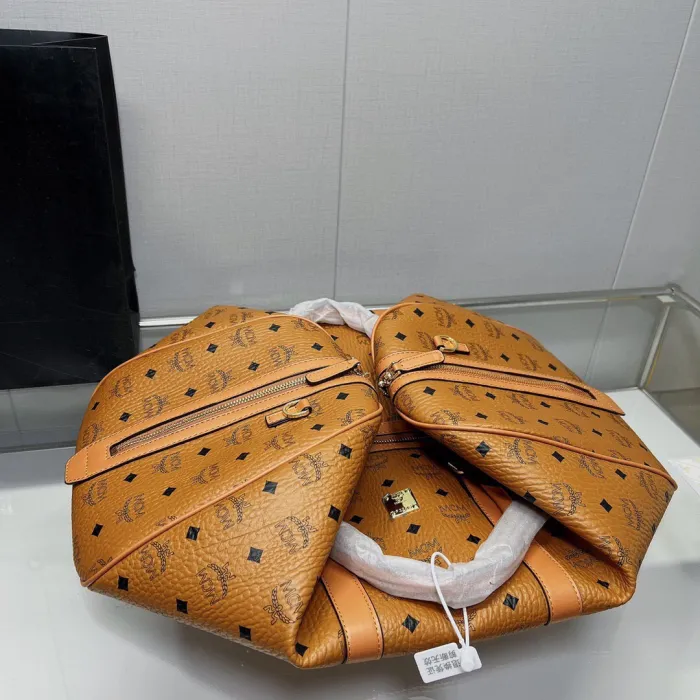 MCM Ottomar Weekender Bag in Visetos Size 50cm