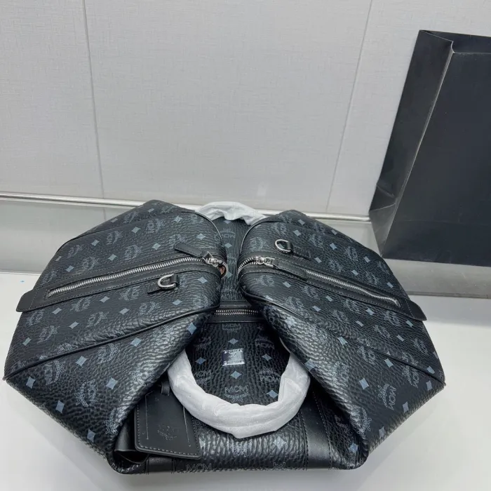 MCM Ottomar Weekender Bag in Visetos Size 50cm