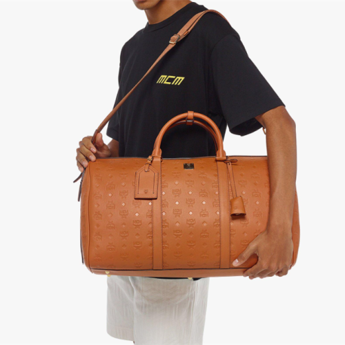 MCM Ottomar Weekender Bag in Visetos Size 50cm