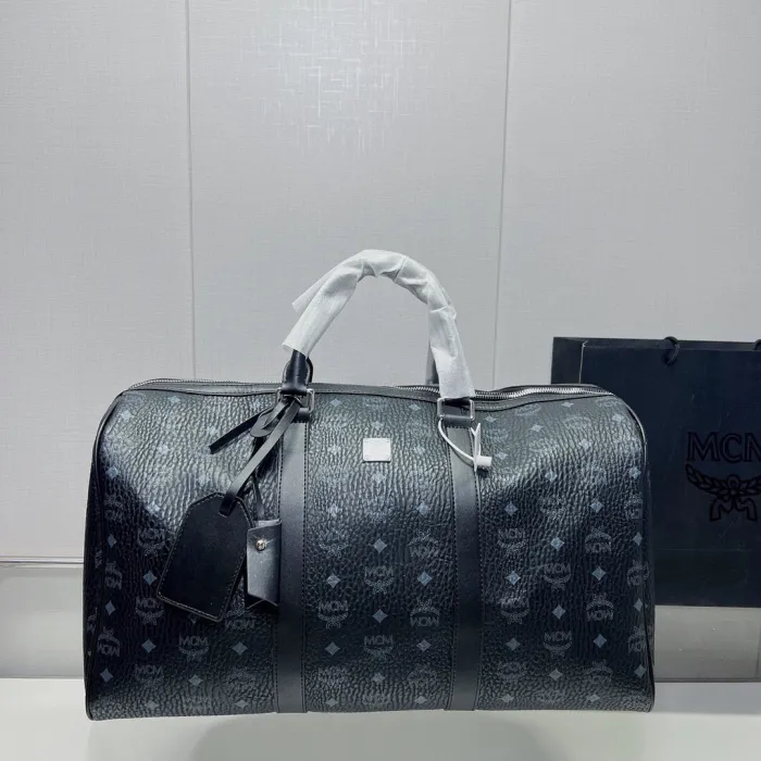 MCM Ottomar Weekender Bag in Visetos Size 50cm