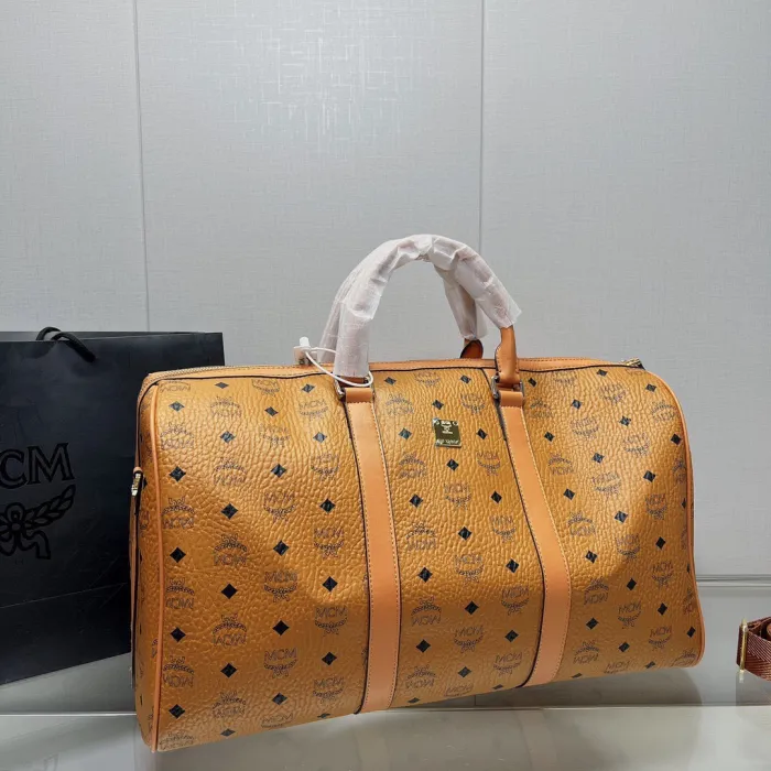 MCM Ottomar Weekender Bag in Visetos Size 50cm